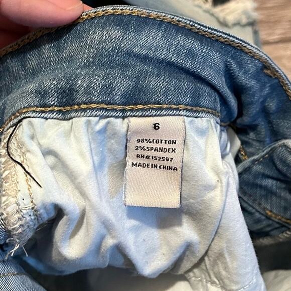 Resfeber Distressed Women's Skinny Boyfriend Cuffed Jeans Size 6 - Picture 6 of 6